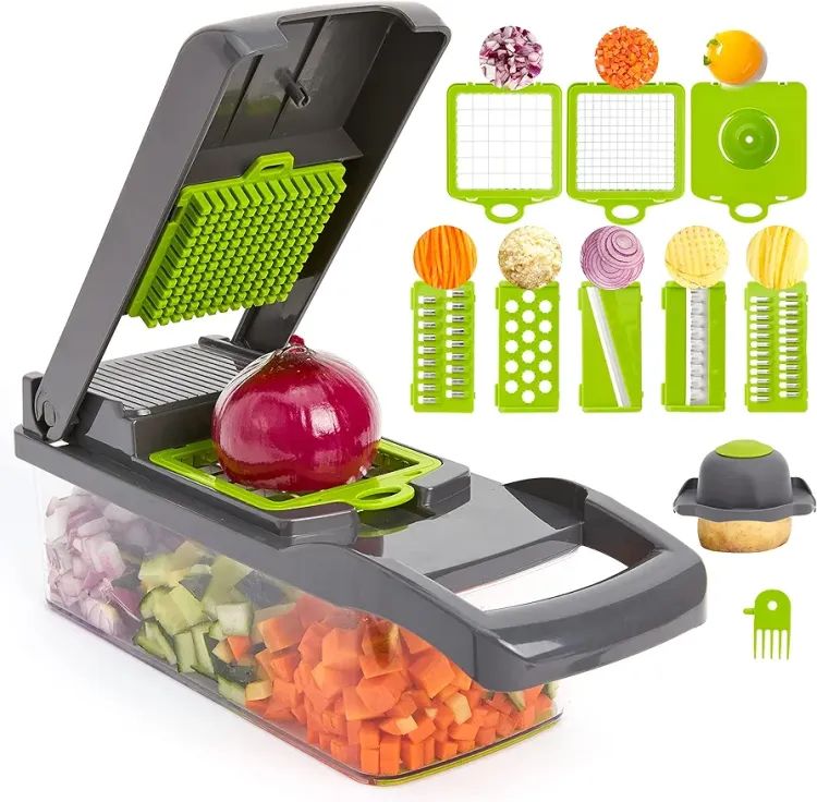 Findsgoods® Vegetable and fruit cutter nicer dicer all in one