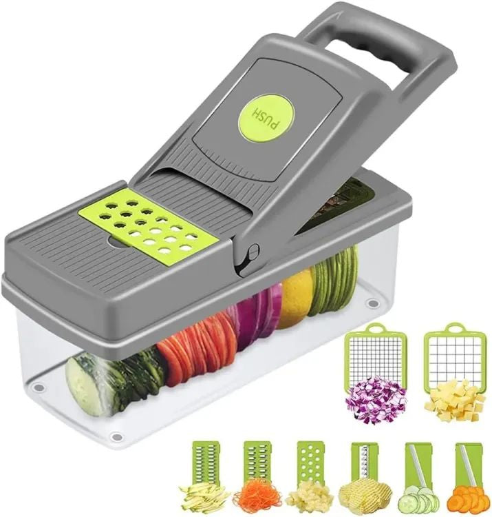 Findsgoods® Vegetable and fruit cutter nicer dicer all in one