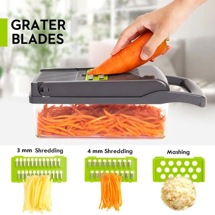 Findsgoods® Vegetable and fruit cutter nicer dicer all in one