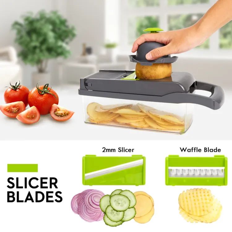 Findsgoods® Vegetable and fruit cutter nicer dicer all in one