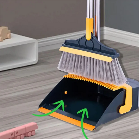 Findsgoods® Attachable Broom with dustpan cleaning product