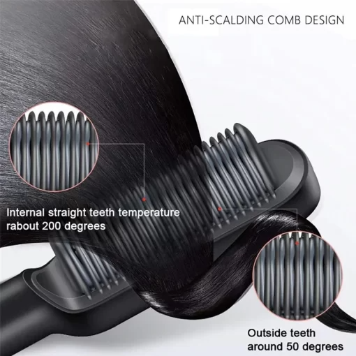 Findsgoods® 2-in-1 HAIR STRAIGHTENER COMB